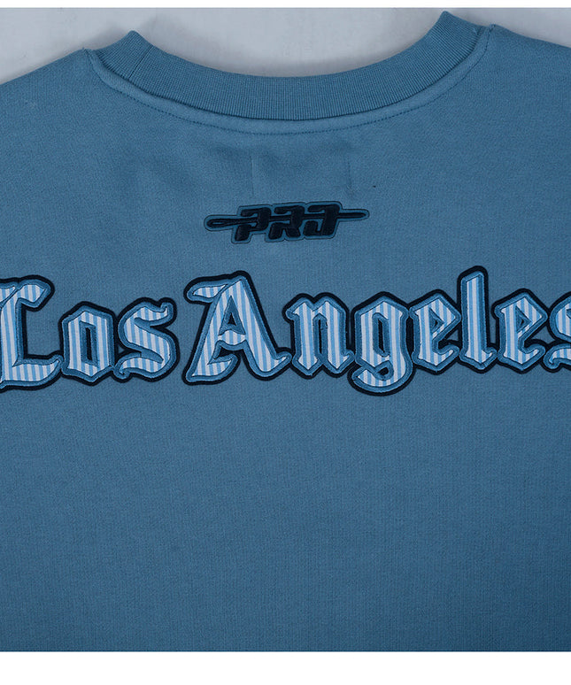 Pro Standard LA Dodgers Country Club Drop Shoulder Crewneck - Steel Blue