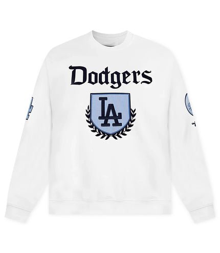 Pro Standard LA Dodgers Country Club Crewneck - White