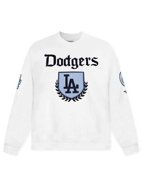 Pro Standard LA Dodgers Country Club Crewneck - White