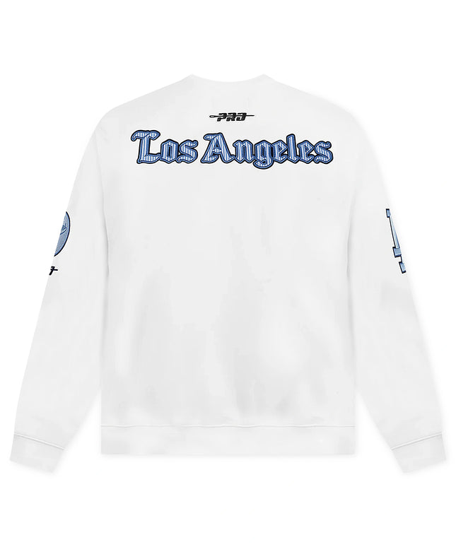 Pro Standard LA Dodgers Country Club Crewneck - White