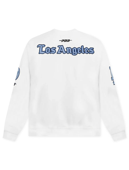Pro Standard LA Dodgers Country Club Crewneck - White