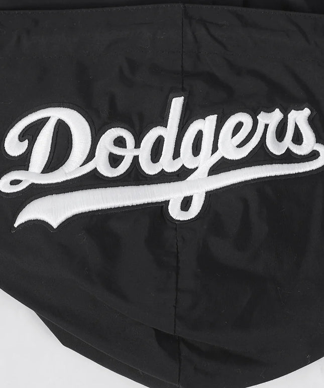 Pro Standard LA Dodgers Classic Wind Suit Pullover Hoodie - Black