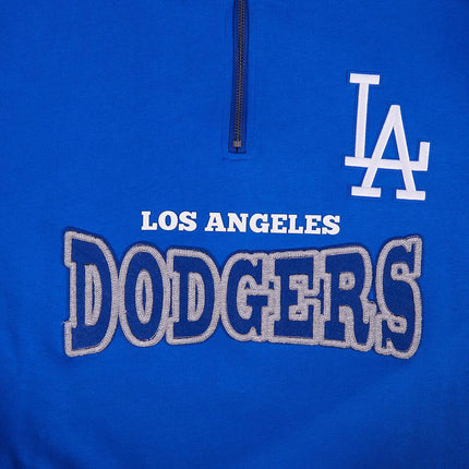 Pro Standard Los Angeles Dodgers Day One Fleece Quarter-Zip - Royal Blue