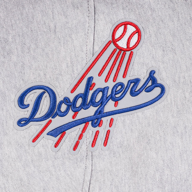 Pro Standard Los Angeles Dodgers Day One Rib Fleece Hoodie - Heather Grey