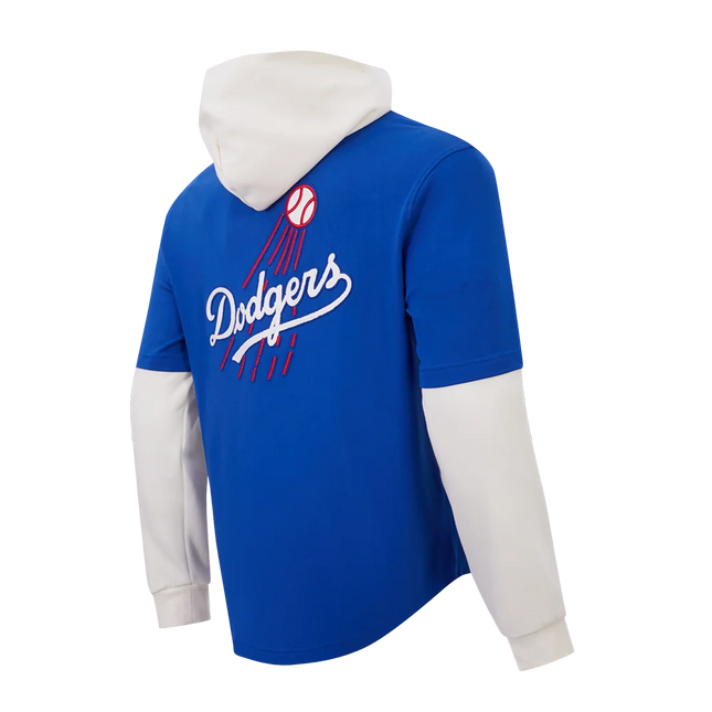 Pro Standard Dodgers Original Players Pullover Hoodie - Dark Blue