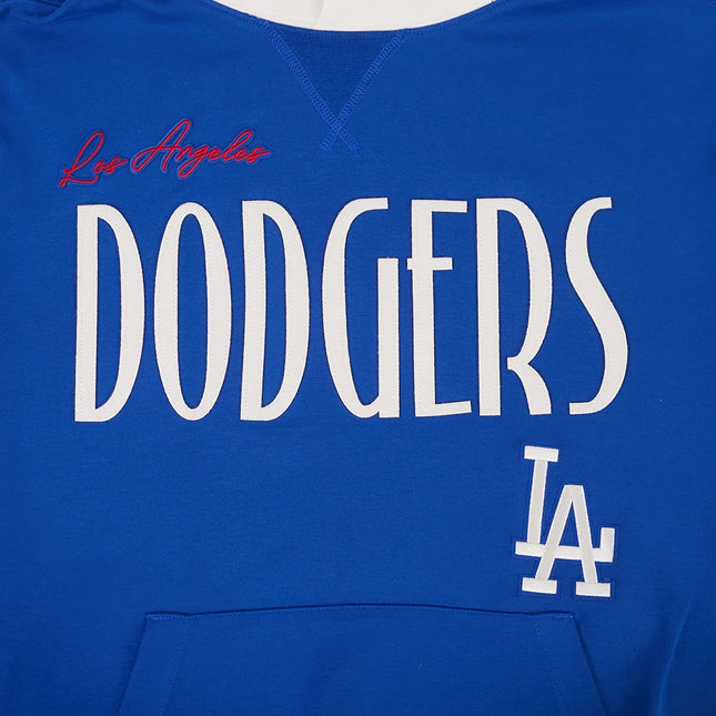 Pro Standard Dodgers Original Players Pullover Hoodie - Dark Blue