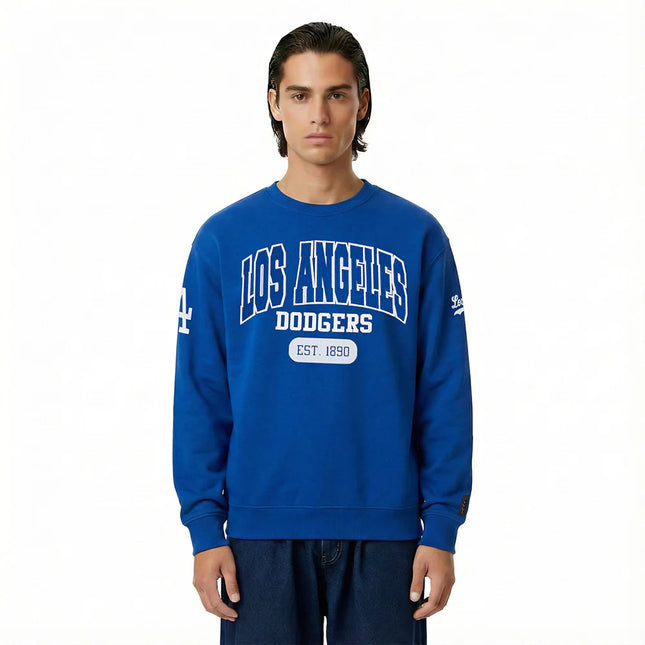 Pro Standard La Dodgers City Arch Crewneck - Dark Blue