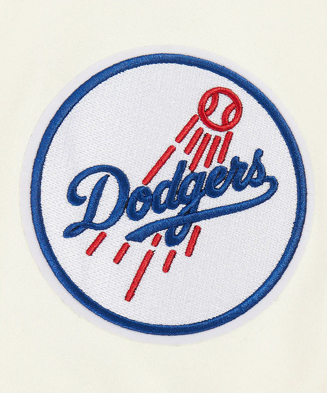 Pro Standard LA Dodgers Wingspan Drop Shoulder Crewneck - Eggshell