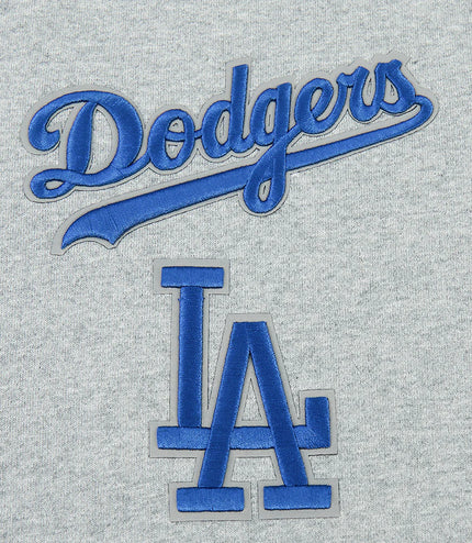 Pro Standard LA Dodgers Wingspan Drop Shoulder Crewneck - Grey/Blue