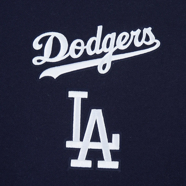 Pro Standard LA Dodgers Wingspan Drop Shoulder Crewneck - Midnight Navy