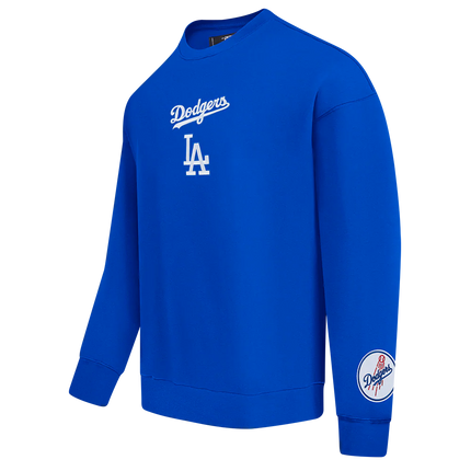Pro Standard LA Dodgers Wingspan Drop Shoulder Crewneck - Royal Blue