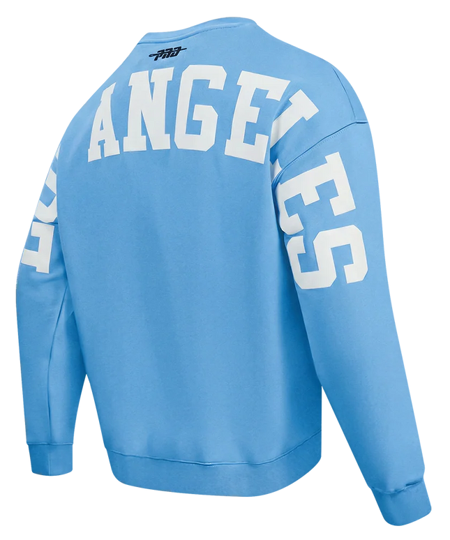 Pro Standard LA Dodgers Wingspan Drop Shoulder Crewneck - University Blue