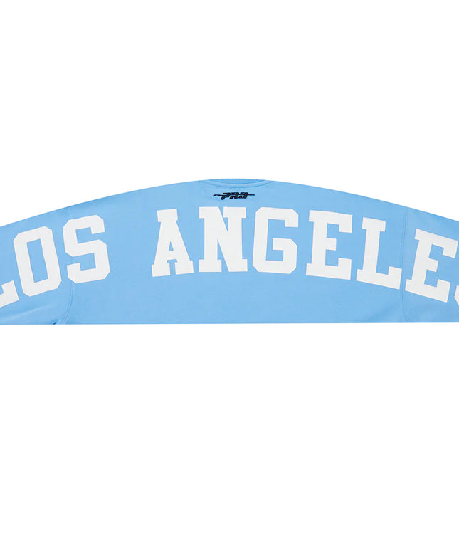 Pro Standard LA Dodgers Wingspan Drop Shoulder Crewneck - University Blue