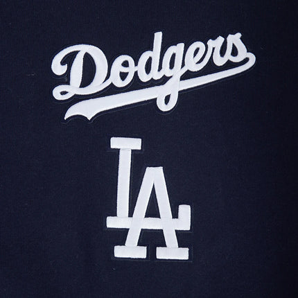 Pro Standard La Dodgers Wingspan Drop Shoulder Hoodie - Midnight Navy
