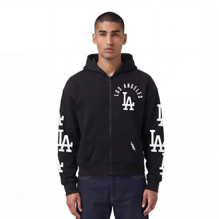 Pro Standard LA Dodgers All Pro Scattered Zip-Up - Black