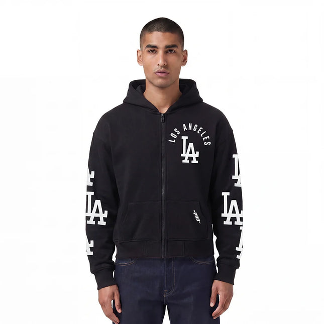 Pro Standard LA Dodgers All Pro Scattered Zip-Up - Black