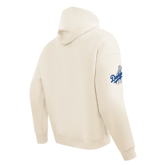 Pro Standard Dodgers First Team Pullover Hoodie - Eggshell