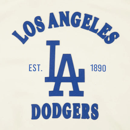 Pro Standard Dodgers First Team Pullover Hoodie - Eggshell