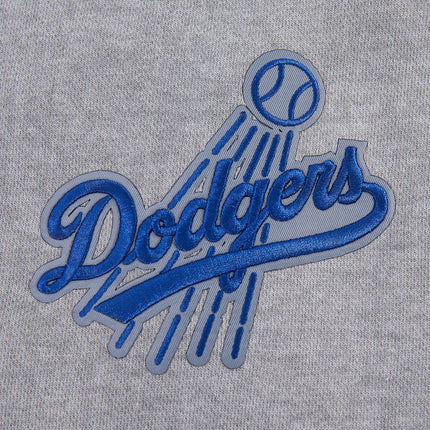 Pro Standard Dodgers First Team Pullover Hoodie - Washed Grey