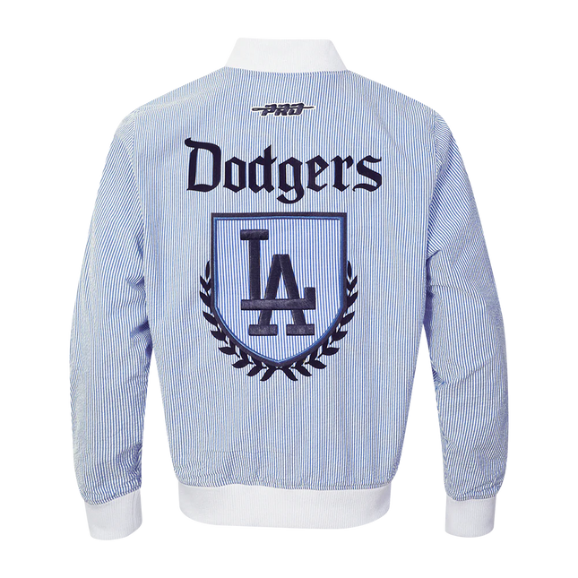 Pro Standard LA Dodgers Country Club Seersucker Reversible Jacket - Blue