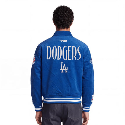Pro Standard LA Dodgers Original Players Corduroy Jacket - Dark Blue