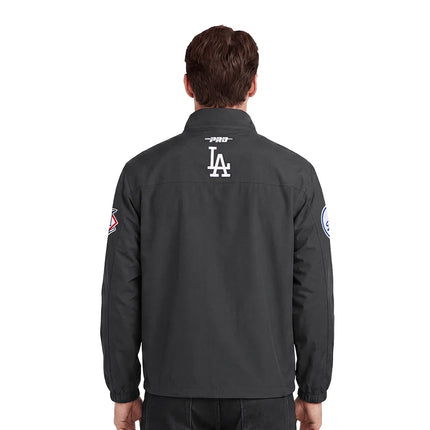 Pro Standard Los Angeles Dodgers Pre Game Quarter-Zip Jacket - Black