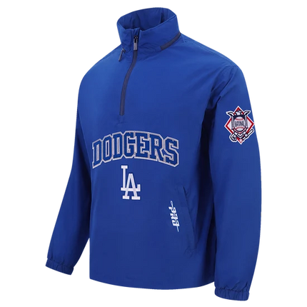 Pro Standard Los Angeles Dodgers Pre Game Quarter-Zip Jacket - Dodger Blue
