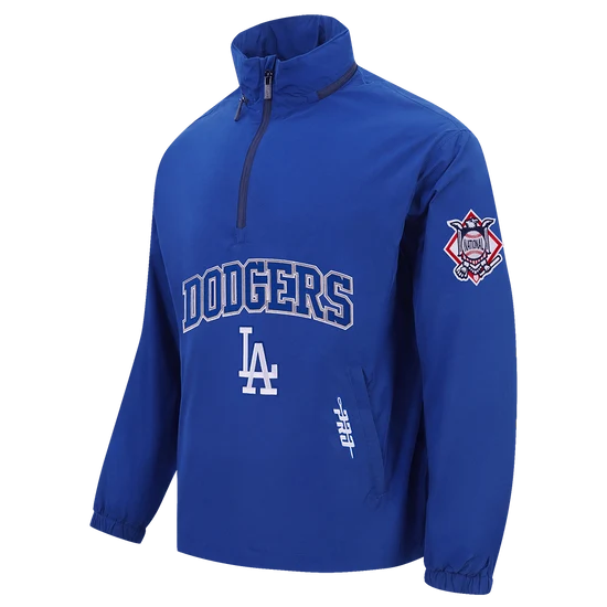 Pro Standard Los Angeles Dodgers Pre Game Quarter-Zip Jacket - Dodger Blue