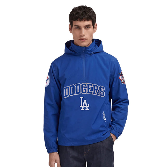 Pro Standard Los Angeles Dodgers Pre Game Quarter-Zip Jacket - Dodger Blue