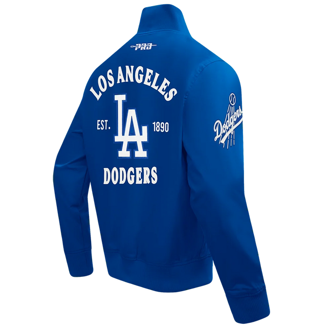 Pro Standard Los Angeles Dodgers First Team Twill Jacket - Dodger Blue