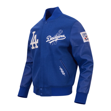 Pro Standard Los Angeles Dodgers First Team Wool Varsity Jacket - Dodger Blue