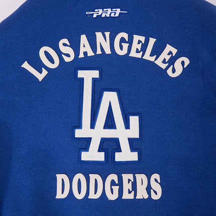 Pro Standard Los Angeles Dodgers First Team Wool Varsity Jacket - Dodger Blue