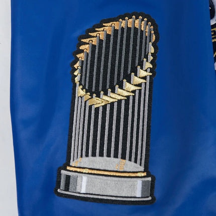 Pro Standard LA Dodgers World Series Satin Jacket - Royal