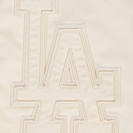 Chaqueta de sarga neutra Pro Standard de Los Angeles Dodgers - Color cáscara de huevo