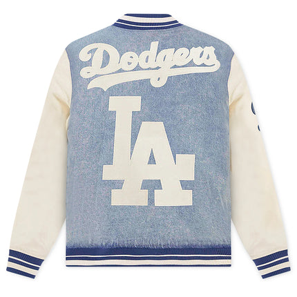 Pro Standard LA Dodgers Varsity Blues Jacket - Denim Blue