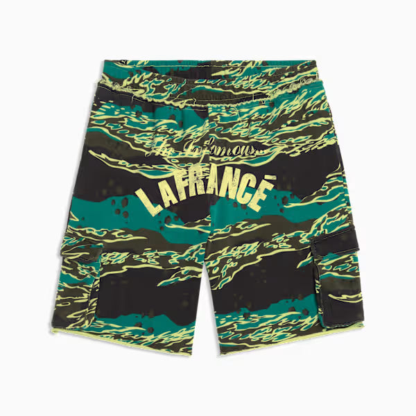 Puma Lafrance Supply Terry Shorts - Green Terrain
