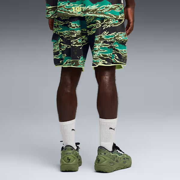 Puma Lafrance Supply Terry Shorts - Green Terrain