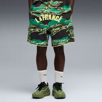 Puma Lafrance Supply Terry Shorts - Green Terrain
