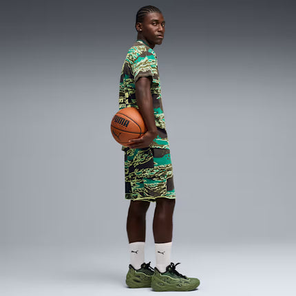 Puma Lafrance Supply Terry Shorts - Green Terrain