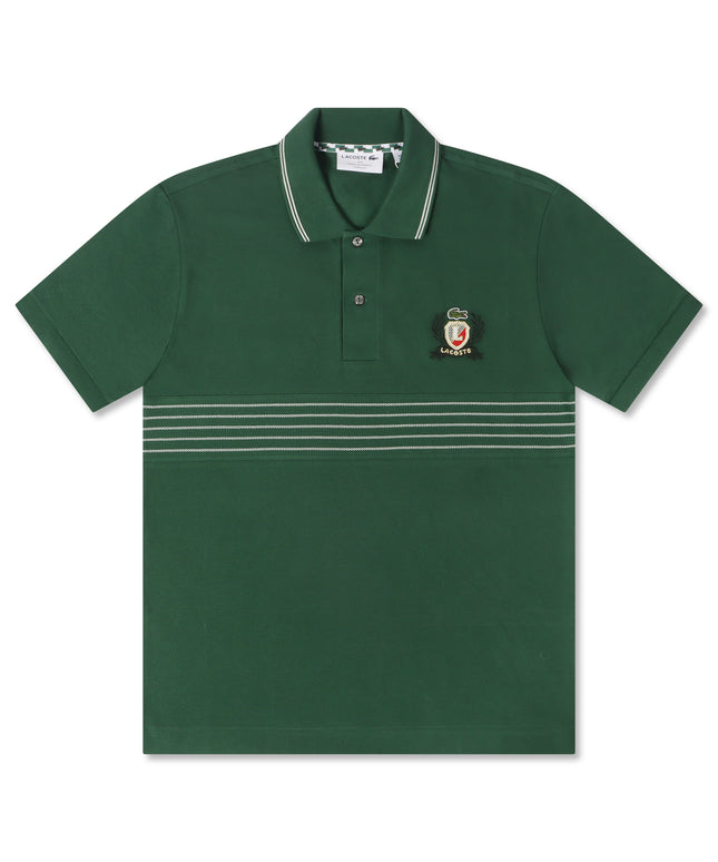 Lacoste Classic Fit Embroidered Shield Polo - Green