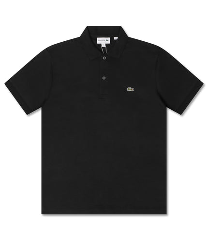 Lacoste Regular Fit Paris Soft Pima Polo - Black