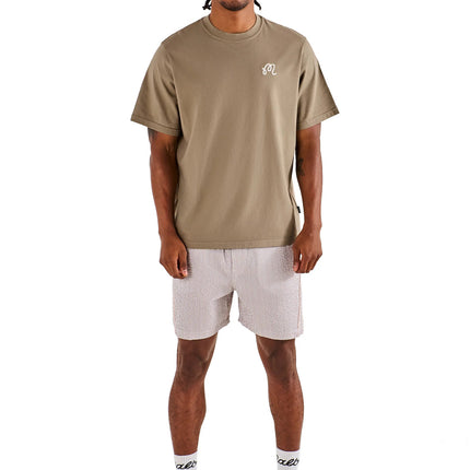 Malbon Bermuda Palms Tee - Taupe