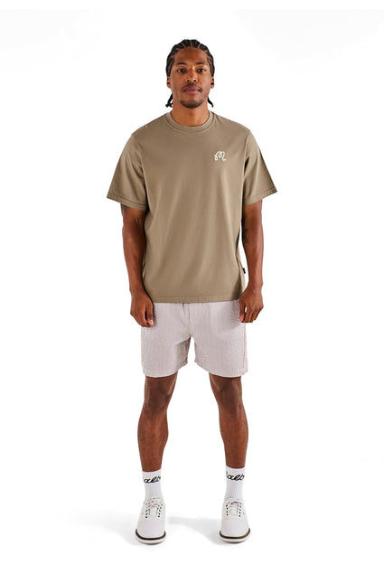 Malbon Bermuda Palms Tee - Taupe