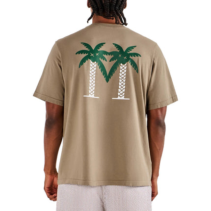 Malbon Bermuda Palms Tee - Taupe
