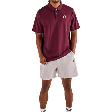 Malbon Fairway Polo - Raspberry Truffle