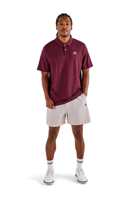 Malbon Fairway Polo - Raspberry Truffle