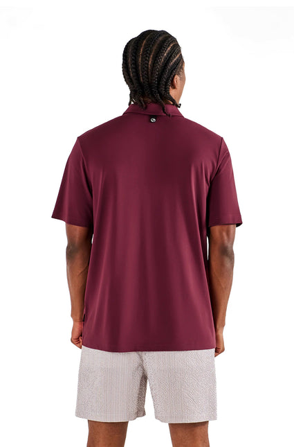 Malbon Fairway Polo - Raspberry Truffle
