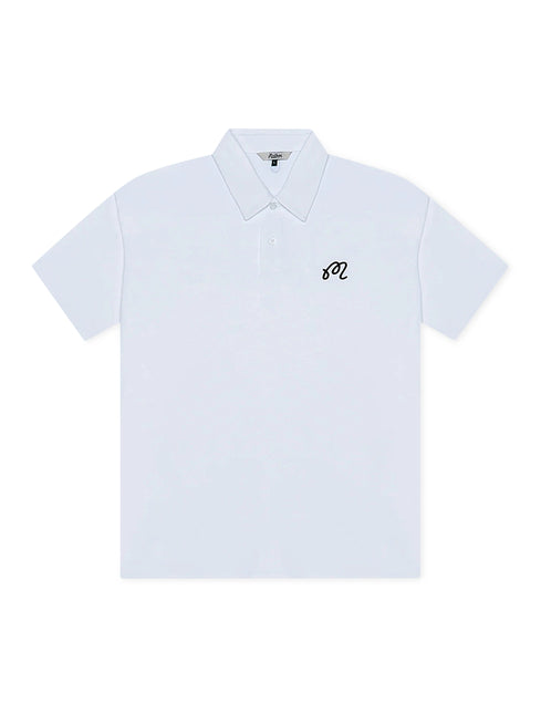 Malbon Malbon Fairway Polo - White