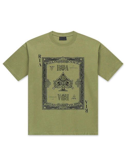 RTA Road to Awe Tee - Oil Green