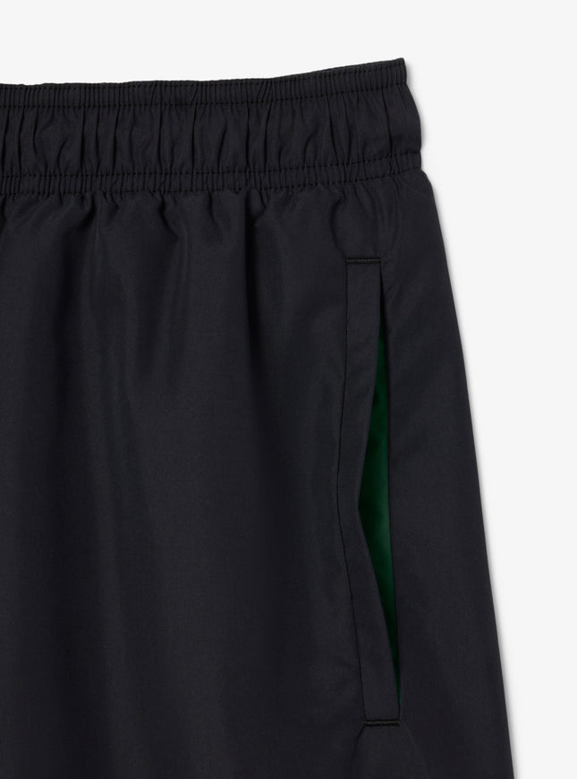 Lacoste Mid Length Swim Trunks - Black